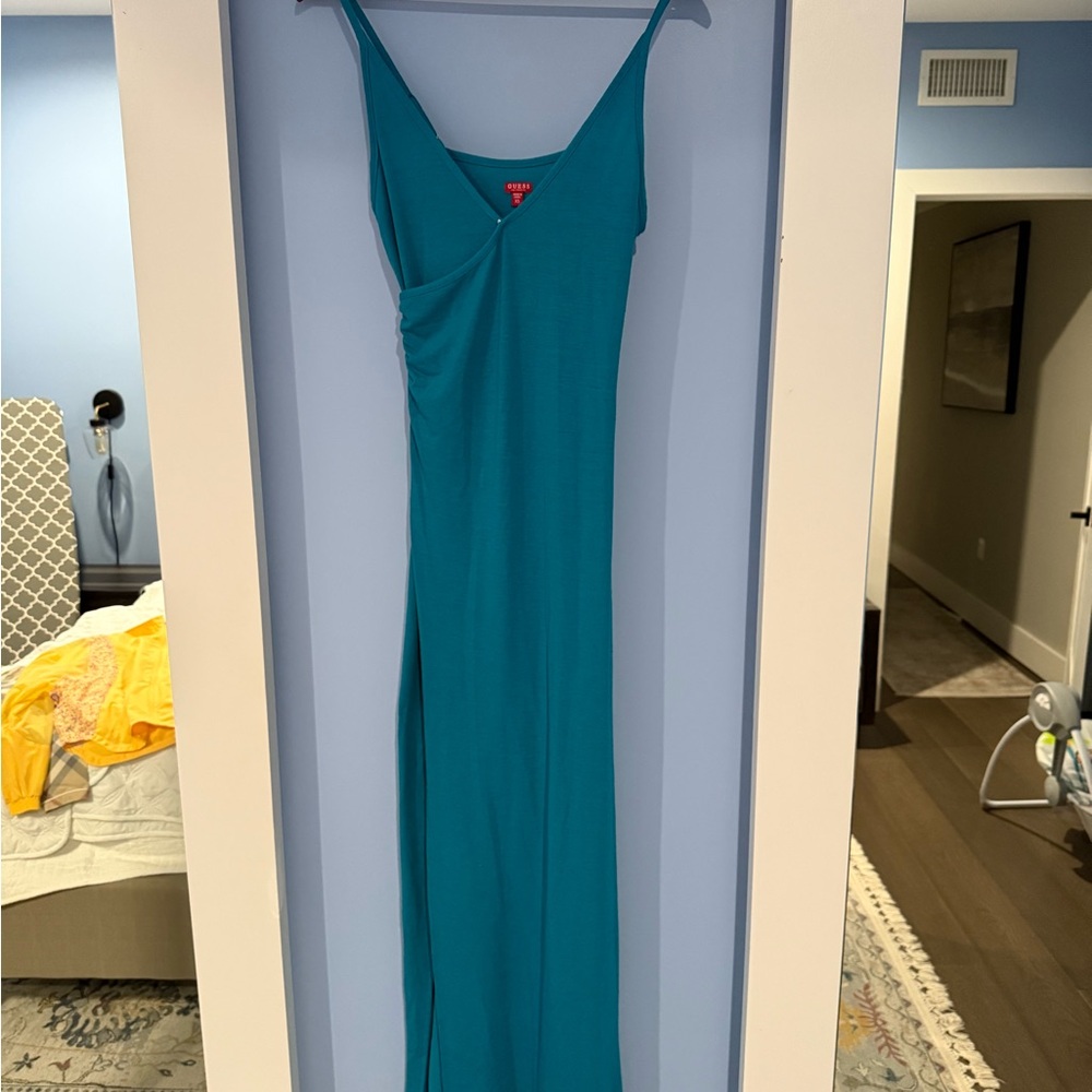 Guess Teal Maxi Dress